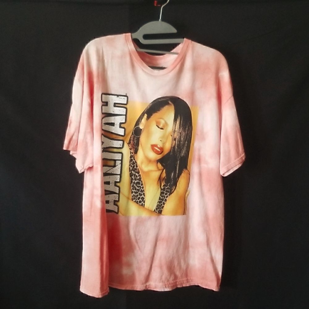 Vintage Alliyah Pink Tye Dye T Shirt Women’s XL